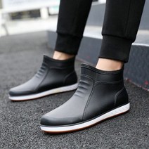 남자 낚시 장마 우비 레인 장화 신발, 상세 참조, 블랙|255mm