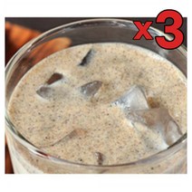 3개 묶음 귀리 선식 미숫가루 쉐이크 토핑 건강식 아침식사대용 300g x