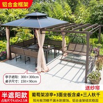 조립식파고라 옥상파고라 옥상정원 파고라정자 그늘막 시스템파고라 비가림막, 21 알루미늄3 3m 포도 랙 파빌리온
