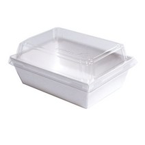 샐러드&샌드위치 직사각 DRP-8 화이트(100개/SET), 100개, 100개