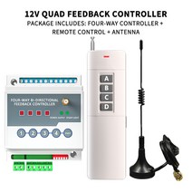 홀 센서 자동 잠금 수위 스위치 버전 양방향 피드백 컨트롤러 무선 리모컨 410450MHZ, 2.Number 2