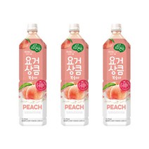 [웅진] 자연은 요거상큼복숭아 1.5L x 1개, 단품, 단품
