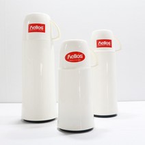 헬리오스 정품수입업체 독일 엘레강스 보온병 진공 유리병 신혼부부선물 나들이용품, 750ml, 블랙