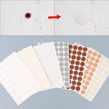 욕실타일금 벽못자국 못자국스티커 흰색 미색 회색 갈색 타일구멍메우기, 나무무늬갈색 (105)
