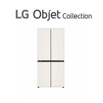[LG전자] 디오스 오브제컬렉션 글라스 6도어 냉장고 (M873GBB252), 베이지+베이지