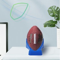 미식 축구 킥런볼 럭비 비치 볼 공 거치대 홀더 받침대 레드, 블루B