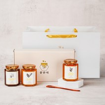 꿀단지농장 천연꿀 아카시아꿀/밤꿀 380g 3구 선물세트, 아카시아꿀 / 아카시아꿀 / 밤꿀