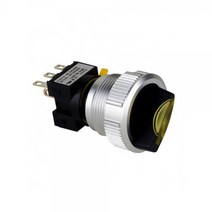 3단 8핀 자동 복귀 리턴 셀렉터 스위치 DC LED 6V (ON)-OFF-(ON) 22mm NF22-SA31C2, 초록색 [NF22-SA31CG2]
