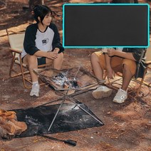 캠핑 방염 매트 XL 방열 시트 캠프파이어 차박 불멍, 단품