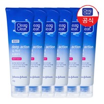 클린앤클리어 딥액션 폼, 120g, 6개