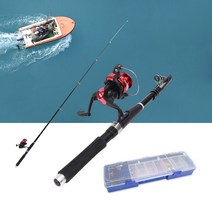 초보자용 원투 낚시대 8종 풀세트, 1개