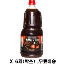 이엔 돈부리노타레 소스, 1.8L, 1.8kg, 6개