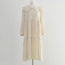 [아이우먼] 레이스잔꽃카라원피스 LYK805M301 빅사이즈 사이즈에서 자유로운 그녀~