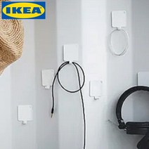 이케아 부착고리 3개 벽걸이 가방걸이 접착식후크