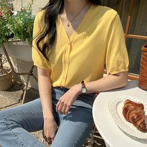 [제작] 온드 반팔 니트 가디건 58926 빅사이즈 여성