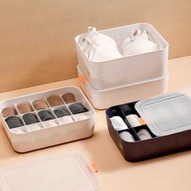 다용도 멀티 정리함 2p 속옷 양말 수납장 정리 보관함, 스카이블루, 2개