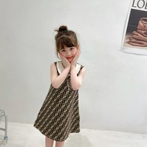 FANSYLI 여아 원피스 여름양식 쉬폰스커트 러블리 프린세스커트 2327호 6