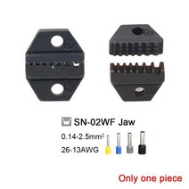 터미널압착기 전선 케이블 sn 압착 펜치 턱 dupont 2 54xh2 54kf25105557vh3 96 플러그 튜브 비절연 단자 교체형 압착 공구 다이 세트, 02wf 턱