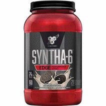 BSN 신타6 엣지 쿠키앤크림 2.38lb 프로틴 단백질 보충제 1.08kg, 1개