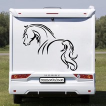 캠핑스티커 캐리어스티커 방수 여행 캠퍼 대형 말 트럭 자동차 스티커 데칼 Auot 캠핑 Rv 모터홈 캐러밴 앞 유리 비닐 장식, Dark Blue+85cmwidex72cmhigh