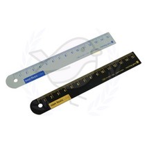새임 스틸자 15CM 색생램덤 스틸방안자 쇠자 철칙자