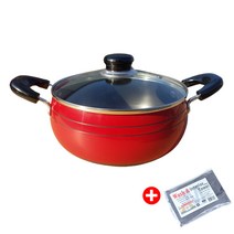 에스제이서진 경질 투톤 칼라 양수 냄비+6000원상당 국산 고급 세차타월 1개, 양수 18cm