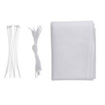 추락방지 난간 계단 그물 안전 보호망, 10개, 화이트