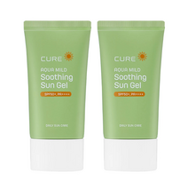 김정문알로에 큐어 수딩 선젤 50mlX2 SPF50+ PA++++, 50ml, 2개