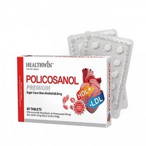 헬스윈 뉴질랜드 폴리코사놀 66.8mg 쿠바산 옥타코사놀 혈행개선 60정