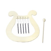 나무악기 하프 만들기 재료 공예품 나무하프