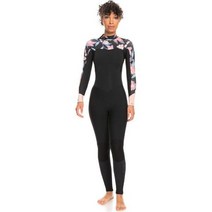 록시 잠수복 다이빙슈트 4/3 mm 스웰 백-집(Zip) GBS 웻수트 - 여성용 우먼즈 273495, Anthracite Paradise Found, 6