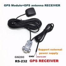 12 24V 전원 공급 장치 RS232 GPS 수신기 DB9 female 외부 장치 지원 GNSS 칩 디자인 GLONASS 모드, 없음
