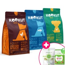쿠쿳 강아지사료 독 퍼피 어덜트 6kg + 동물병원간식 증정, 독 어덜트 치킨 오리 6kg