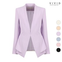VIVID SG VIVID 여성 파스텔 노카라 정장자켓