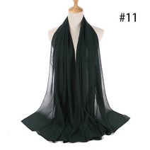 hijab 스카프 72175cm 여성용 일반 쉬폰 스카프 이슬람 fasion 이슬람 의류 headscarves 숄 여성용 headwrap 라마단
