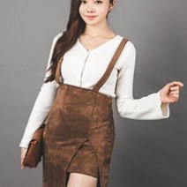 옷자락 여자 빨간가디건 슬림핏 브이넥 벨소매 봄 가디건