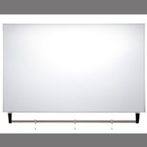 욕실수납장 미니플랩장(수건걸이) 플랩 쇼바장 W800 x H600 x D170, 크림(DC)