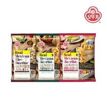 [오뚜기] 리얼멕시칸브리또 500g 3개 골라담기/총12봉, 10_페페로니+치폴레+라이스브리또불고기