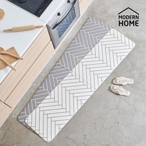 모던홈 pvc 모던헤링본 주방매트 _특대 180x44cm 14T, 14T-특대-모던헤링본