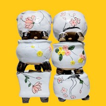 이숨 수제 다육이 화분 소중대형 중품용 오사카 6종, 6종 세트