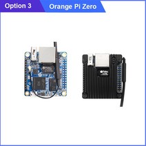 [데모보드] 오렌지 파이 제로 512MB RAM H3 Cortex-A7 쿼드 코어 1.2G POE WiFi 안테나 금속 케이스 안드로이드 10 우분투 데비안 OS, 04 Option 3