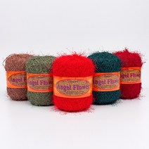 엔젤 플라워/솔잎사/뜨개실/목도리실/프랜즈얀, 907(카키색)