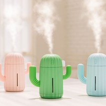 선인장 USB 무선 충전식 미니 가습기 ver.2, 쿠팡 스카이블루_선택안함