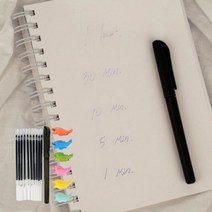 기화펜 사라지는 지워지는 지우는 신기한 볼펜 순삭펜 기출펜 회독펜 고시펜 (세트)