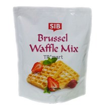 물만 있으면 바로 만들 수 있는 업소용 브뤼셀 와플 믹스 파우더 분말 1kg X 10봉, 브뤼셀와플믹스 10봉, 10개