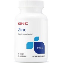 GNC 아연 정제 50mg - 90정 90개 (1팩)