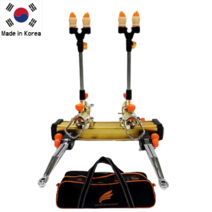 캠낚스 국산 민물 낚시 받침틀 가방 받침대 거치대 2단 3단 4단 5단, 골드 2단