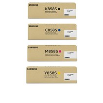 삼성 SL X401LX 정품인증토너 4색1세트(검정 빨강 파랑 노랑), 1개, 검정+칼라