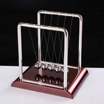 재미있는 뉴턴 크래들 스틸 볼 안티 스트레스 금속 균형 진자 장난 꾸러기 물리학 과학 액세서리 교사 학교, l