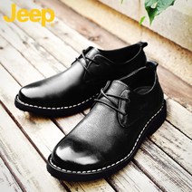 남자웨딩구두 JEEP 지프 남성화 가을 비지니스정장 리얼가죽 결혼 캐주얼화 트렌드한 신발 2502498727